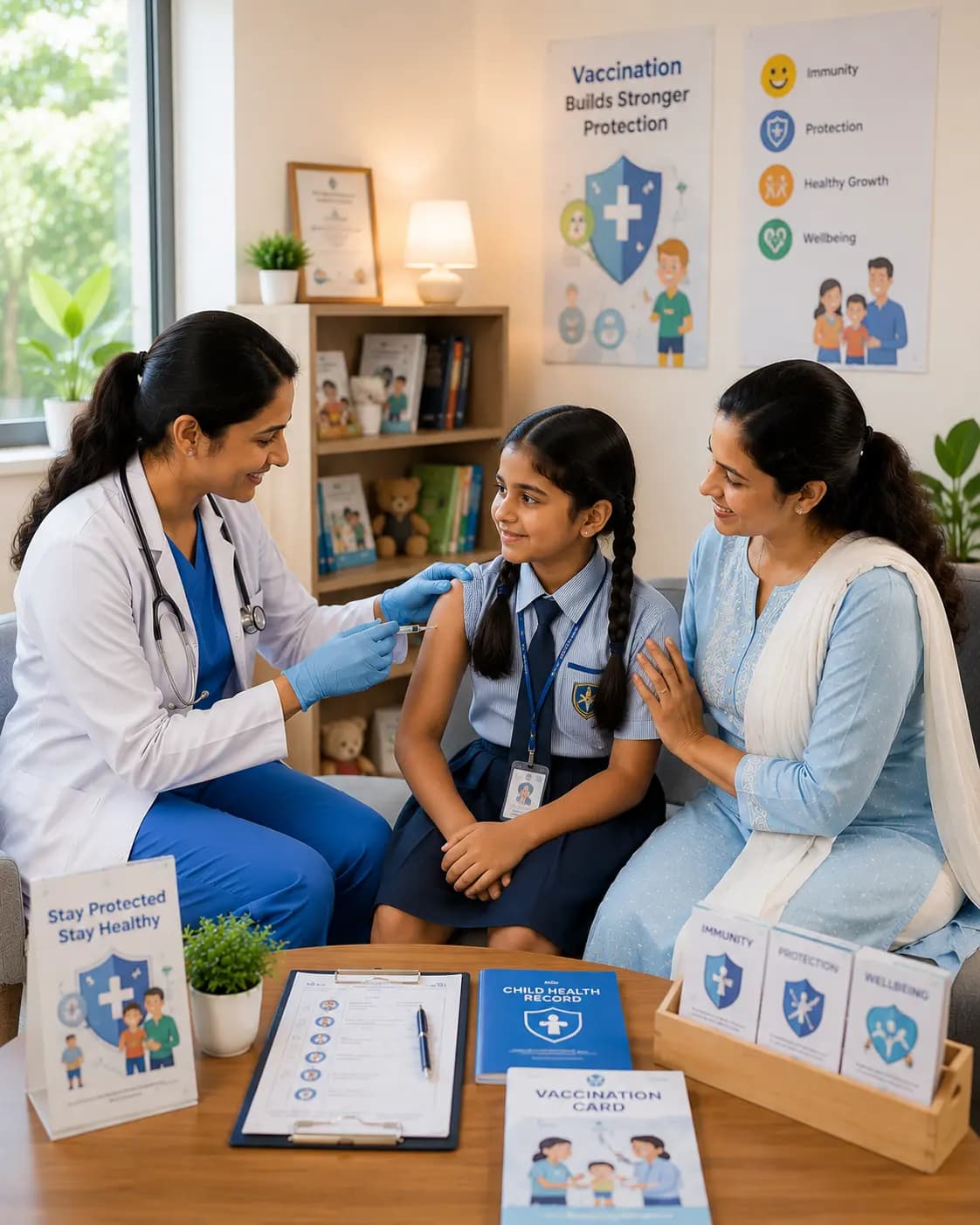 Student immunization and vaccination support consultation